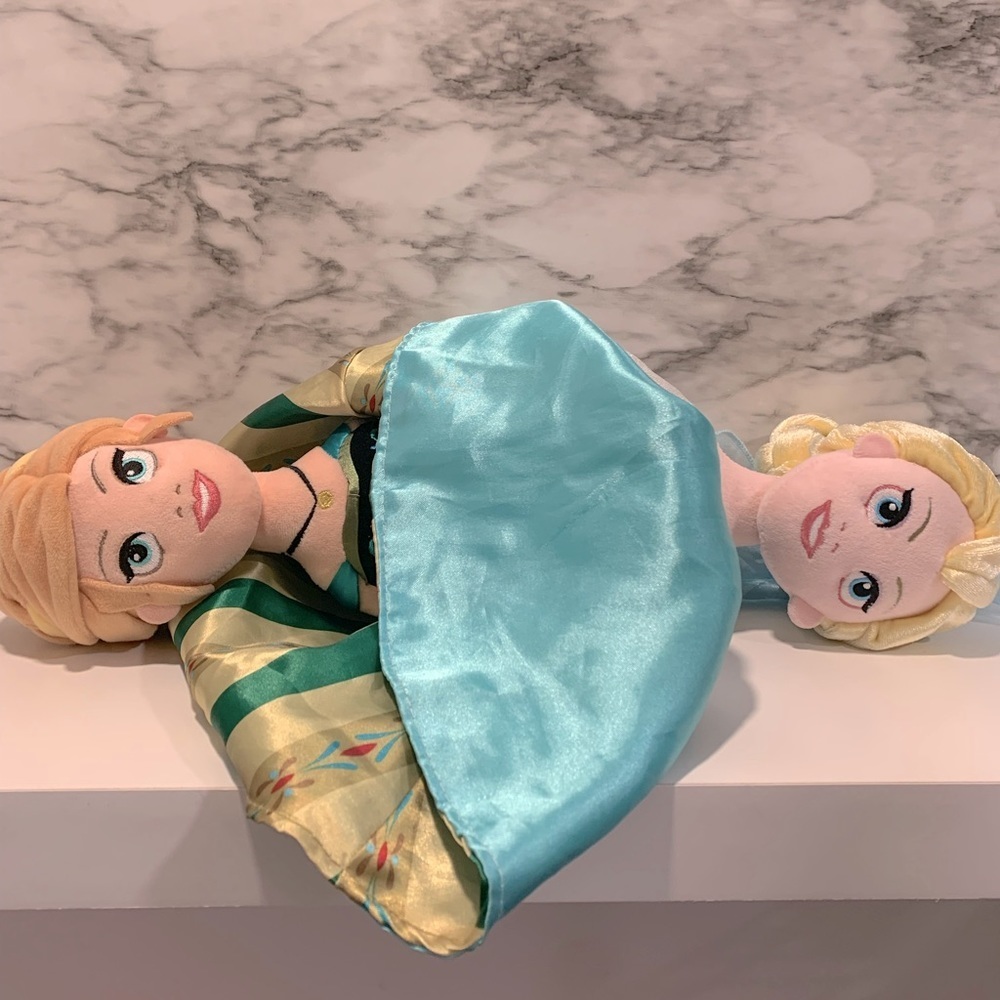 Disney Elsa and Anna reversible plush